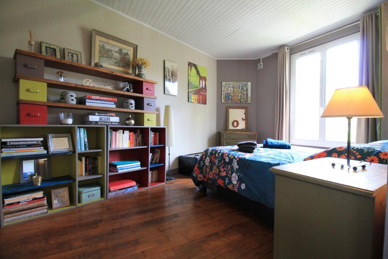Disponible - Appartement Entier - Ligne H 15Mn Paris-Gare Du Nord, Parking Rue Gratuit, 4 Pers, Station De Train En Face Toutes Les 15Mn, Hippodrome, Cdfas, Universite, Borne Electrique, 1Er Etage Eaubonne Esterno foto