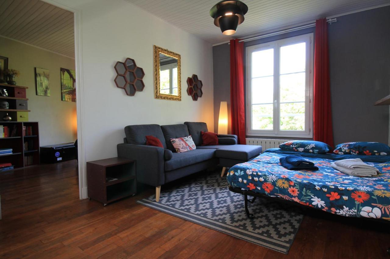 Disponible - Appartement Entier - Ligne H 15Mn Paris-Gare Du Nord, Parking Rue Gratuit, 4 Pers, Station De Train En Face Toutes Les 15Mn, Hippodrome, Cdfas, Universite, Borne Electrique, 1Er Etage Eaubonne Esterno foto